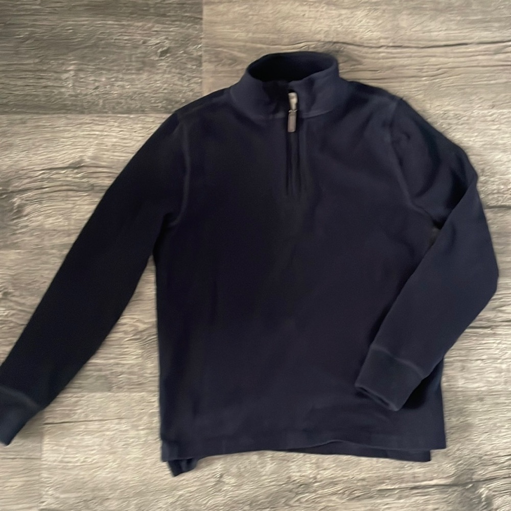 Crewcuts Boys 1/4 Zip Pullover Navy Sweatshirt, size 8
